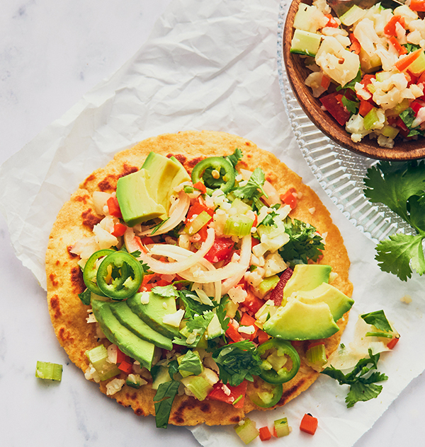 Ultimate Reset Baja-style ceviche tostadas