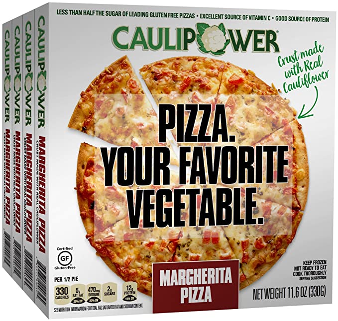 Caulipower Frozen Pizza Margherita | healthy microwave meals