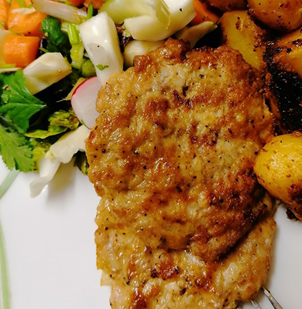 chicken kebab patties | healthy blackstone griddle recipes