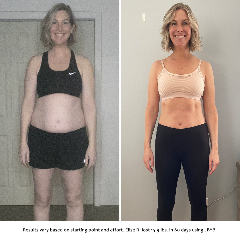 elise before and after | just bring your body results