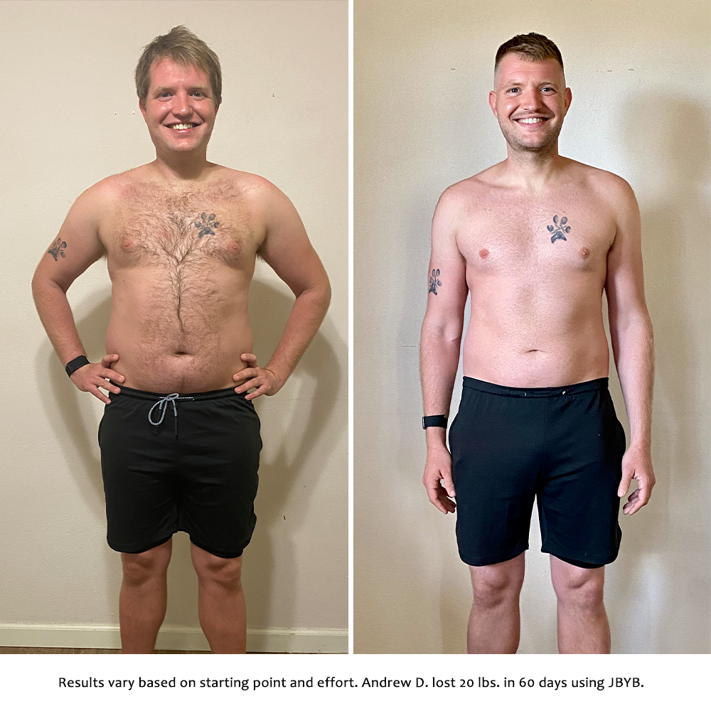 andrew before and after | just bring your body results