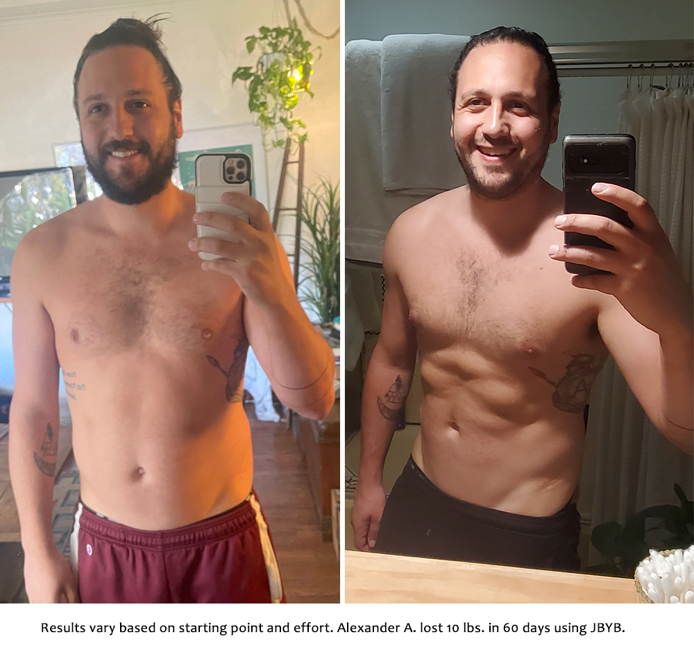 alexander before and after | just bring your body results