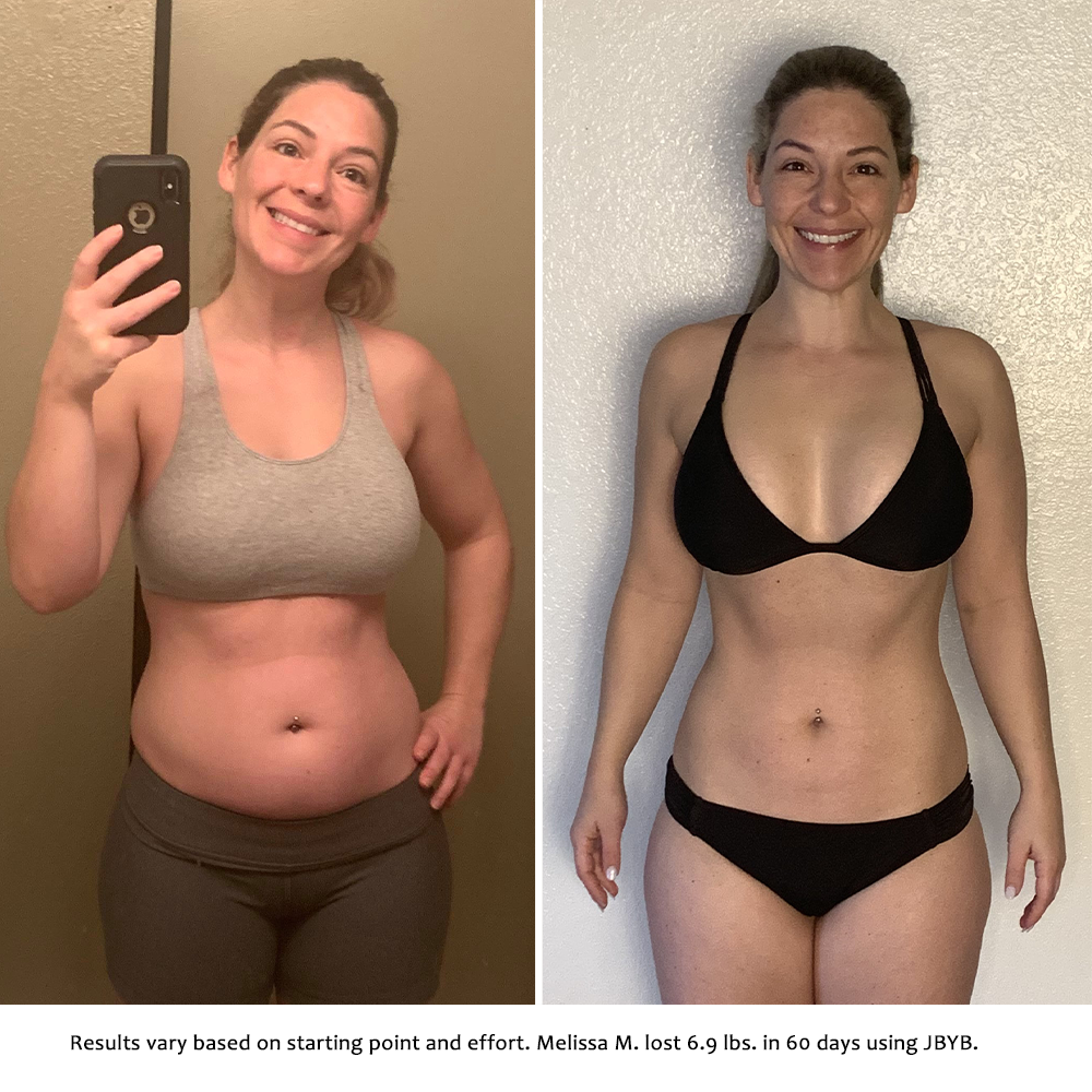 melissa before and after | just bring your body results