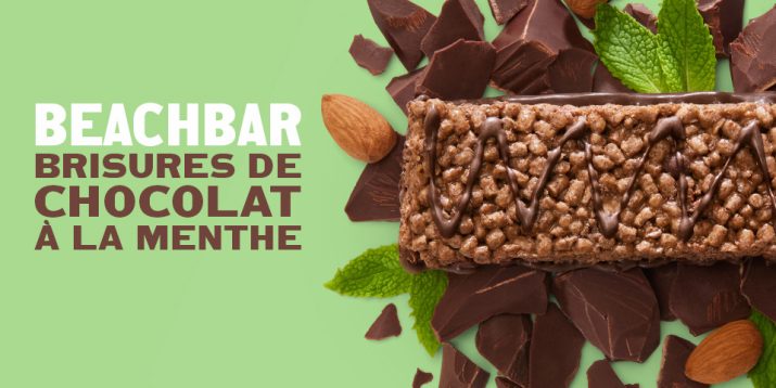 Succombez à la nouvelle BEACHBAR Brisures de chocolat à la menthe