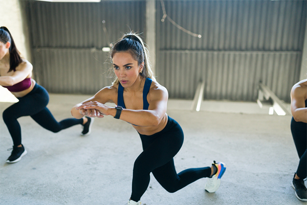 curtsy lunge | hiit exercises