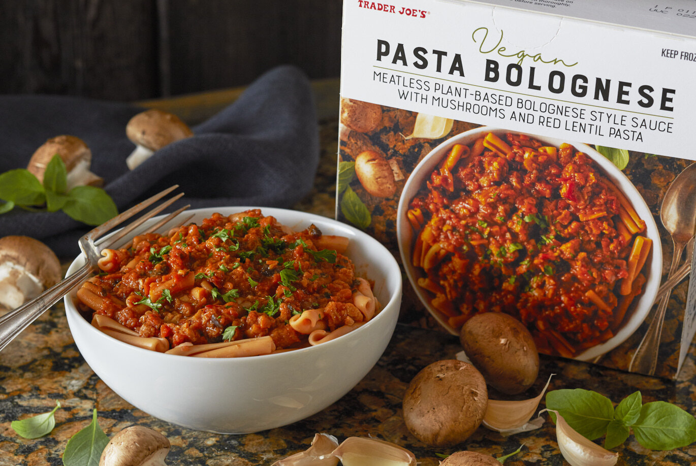 trader joes vegan bolognese | healthy microwave meals