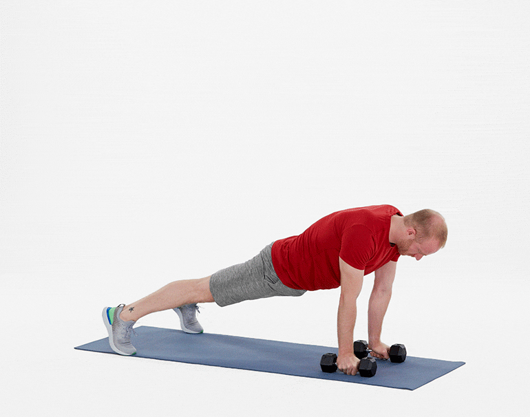 arm balance row | Back Workouts