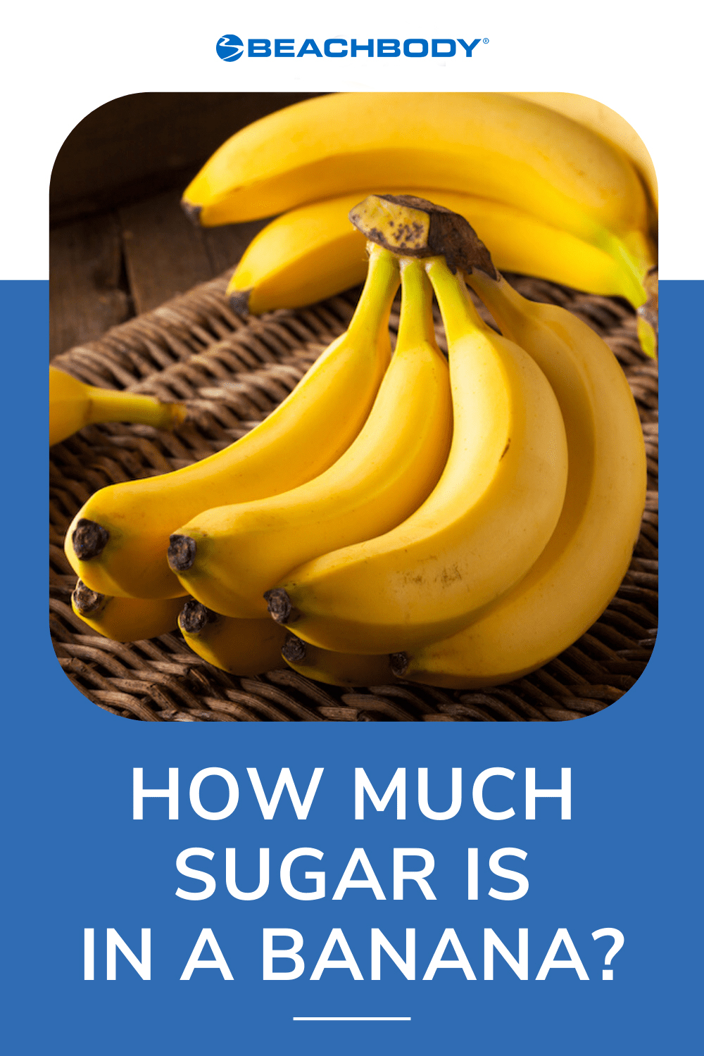 how much sugar in a banana