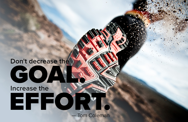 tom coleman goal effort | inspirational training quotes