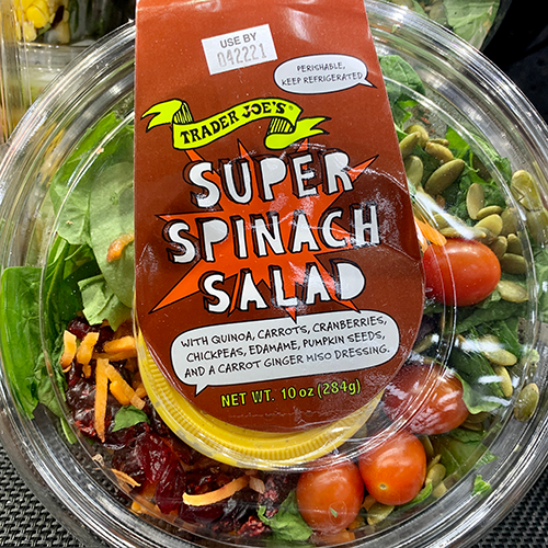 super spinach trader joes salad