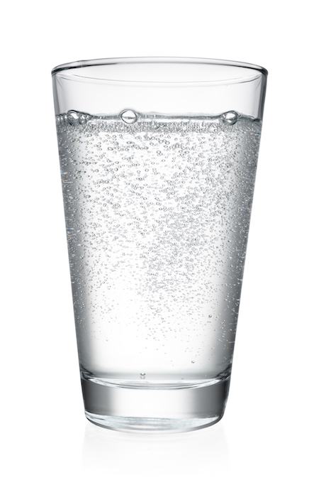 sparkling water glass | no sugar drinks