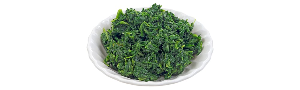 bowl of spinach | Foods High in Iron