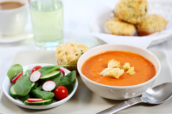 sopa e salada | restaurante italiano