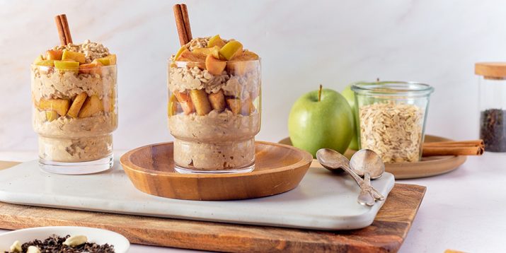 Vanilla Apple Overnight Oats