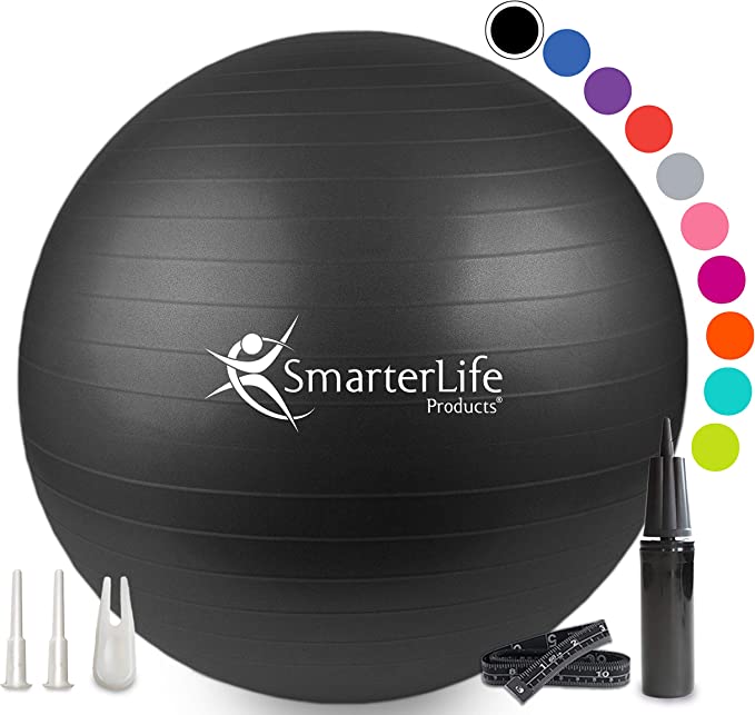 Yoga Ball Size Chart for Exercise and Stability