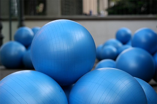 room of stability balls | stability ball sizes