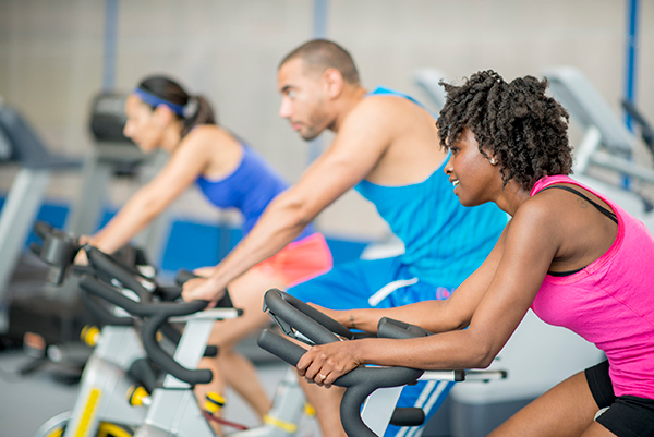 indoor class cycling spinning |  stationary bike benefits