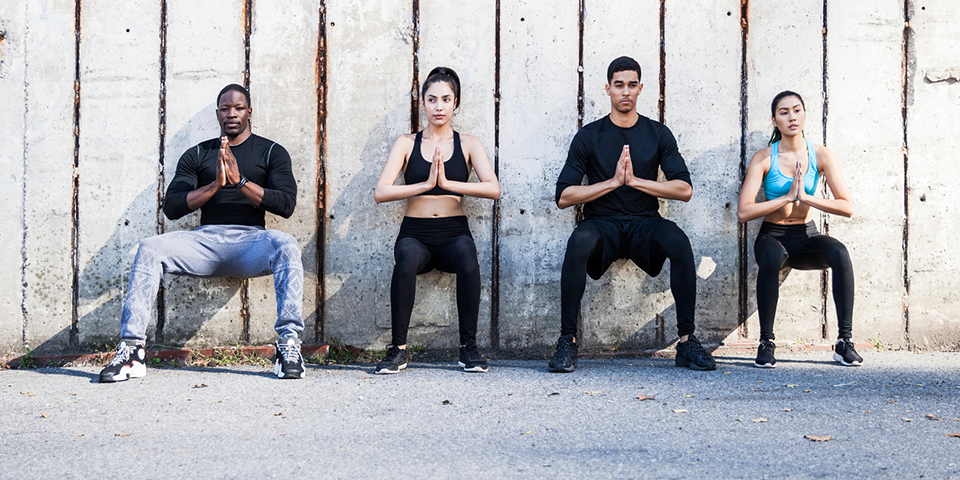 Wall Sit Exercise Muscles Worked