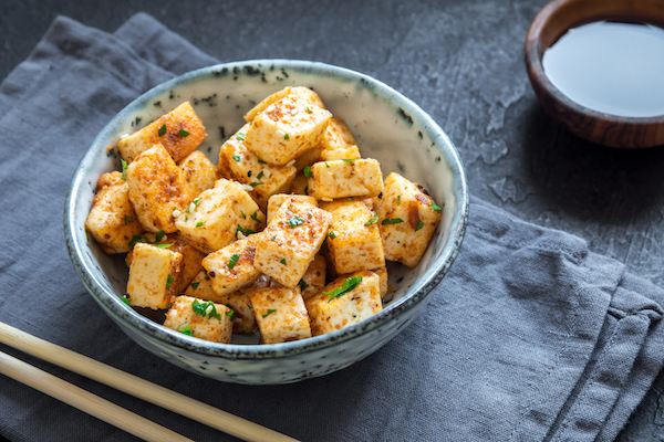 bowl of tofu | lean protein