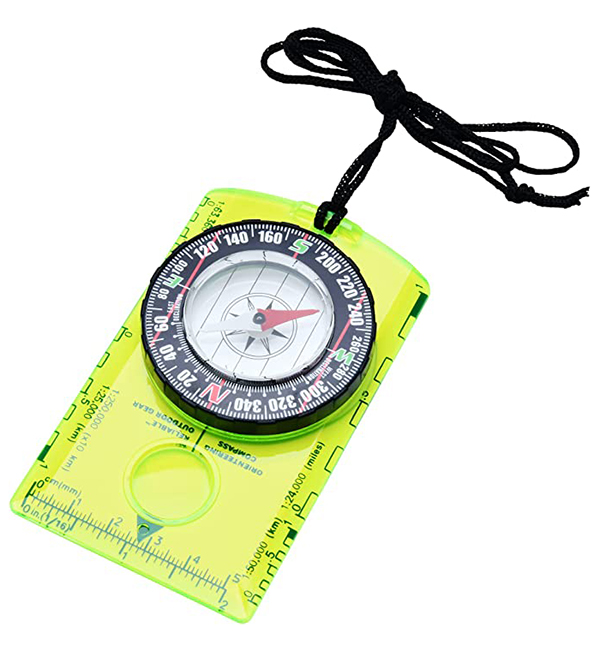 compass for day hike emergency kit
