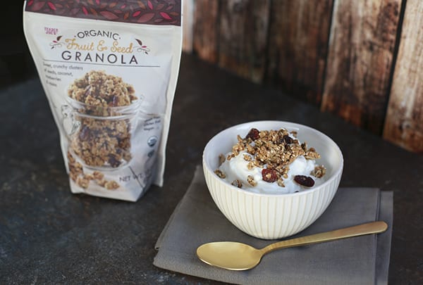 Organic Fruit and Seed Granola | Trader Joe's Gluten Free foods