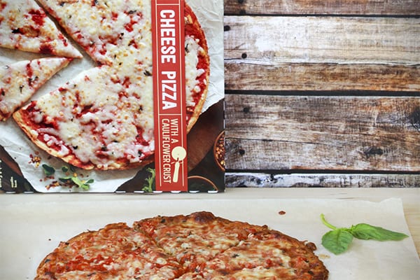 Cheese Pizza With a Cauliflower Crust | trader joe's gluten free foods
