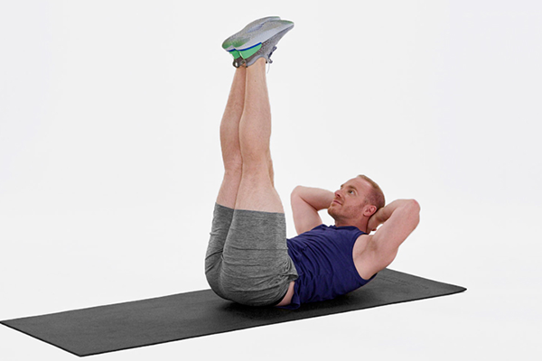abs crunches leg lifts plank challenge