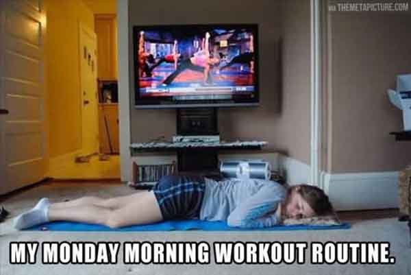 monday workout meme