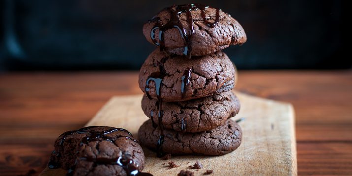 Chocolate Sea Salt Peanut Butter Cookies