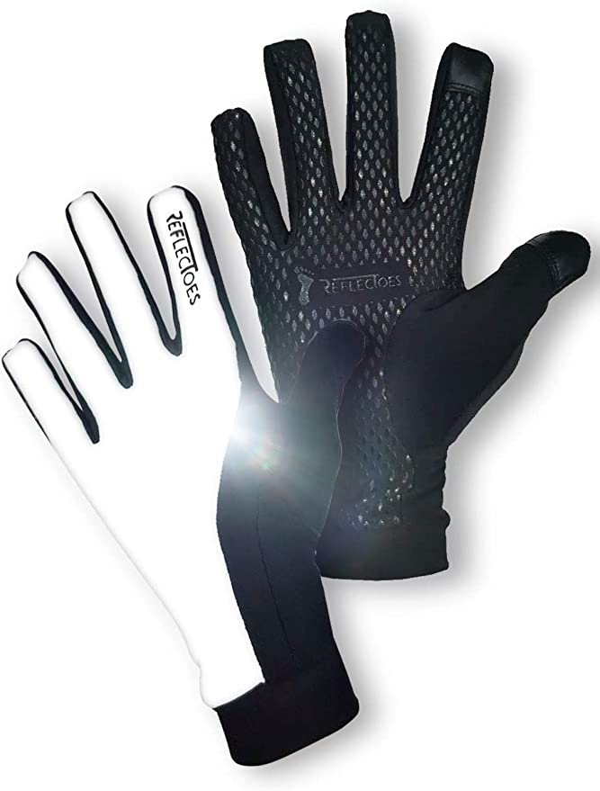 ReflecToes Reflective Running Gloves | Cold Weather Exercise Gear
