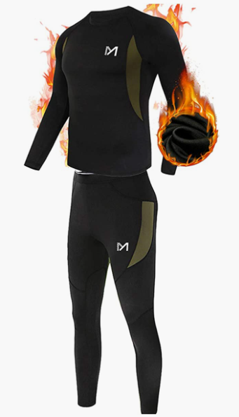 Men's Thermal Underwear Set | Cold Weather Exercise Gear