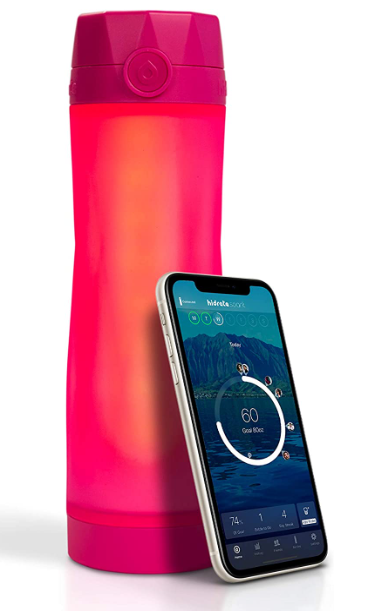 smartphone connected water bottle | Holiday Gift Guide