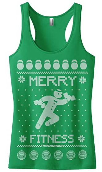 Mary Fitness Tank Top |  Holiday Workout Shirt