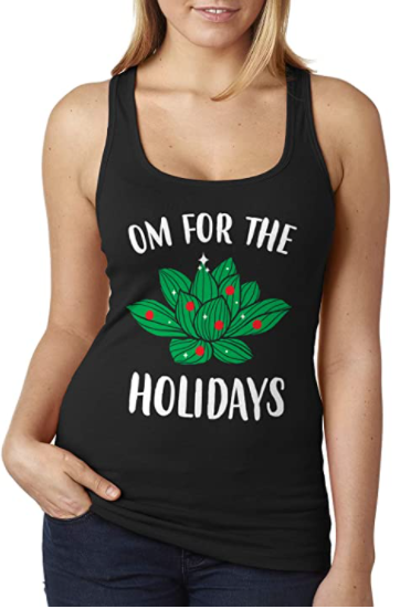 Om For The Holidays Tank | Holiday Workout Shirts