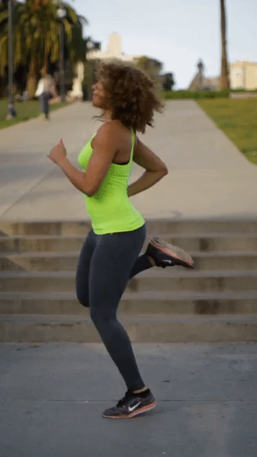 butt kicks exercise