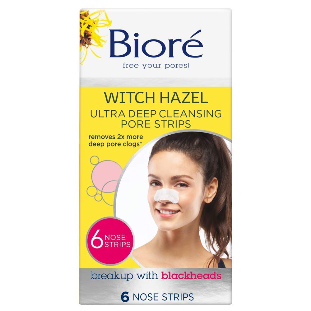 Bioré Witch Hazel Ultra Deep Cleansing Pore Strips | witch hazel products