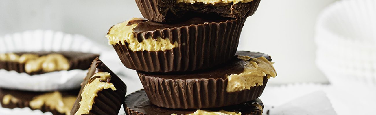 Stacked Copycat Peanut Butter Cups