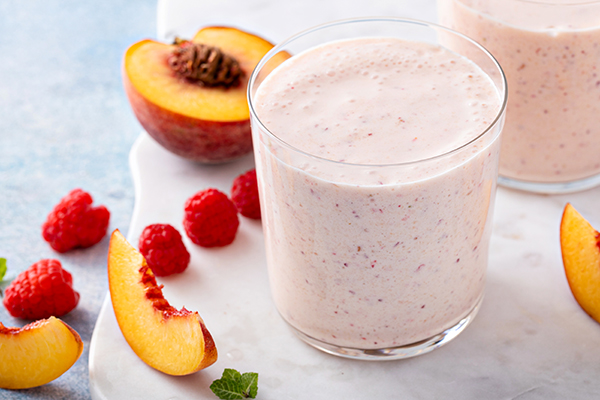 Peach Melba Cookies & Creamy Shakeology Smoothie