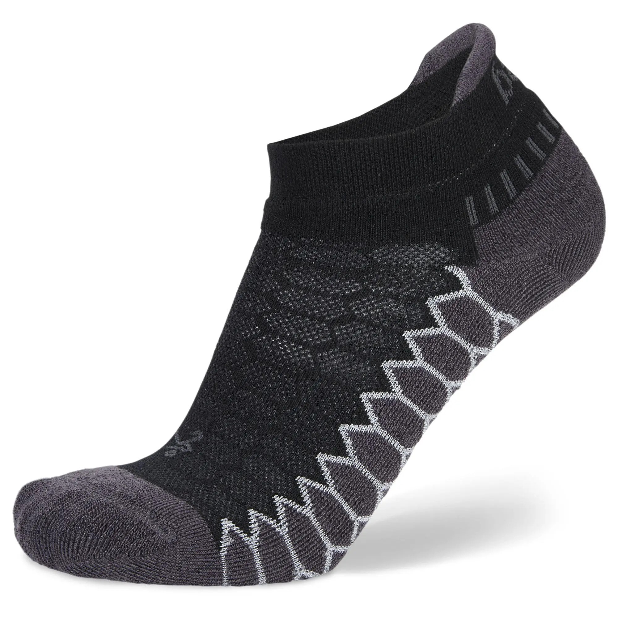 Isolate Image of Silver No Show Socks | best running socks