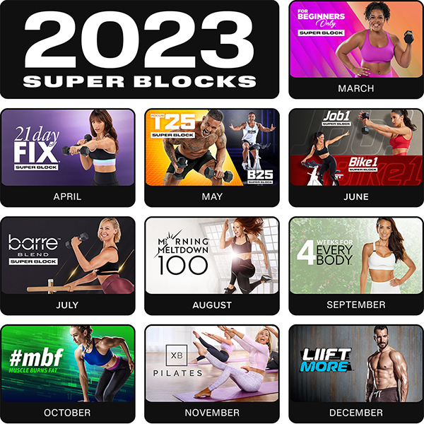 Super Blocks Calendar BODi