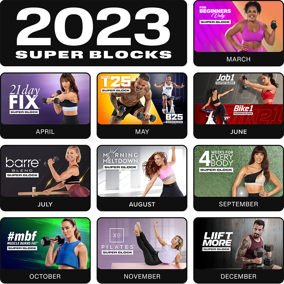 Super Blocks Calendar BODi