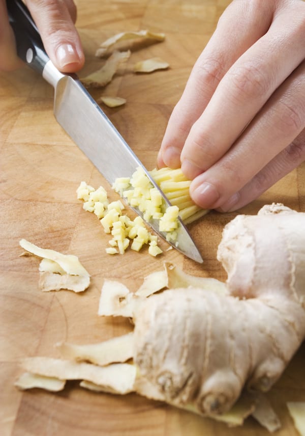 benefits of ginger chopping