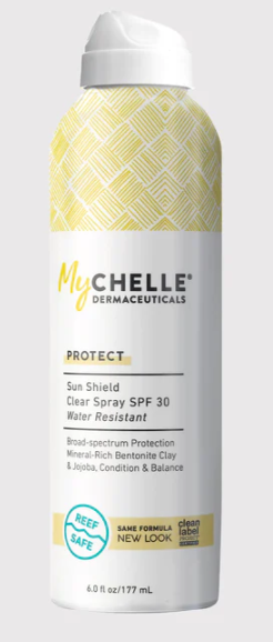 MyCHELLE Dermaceuticals Sun Shield Clear Spray SPF 30 | Reef Safe Sunscreen