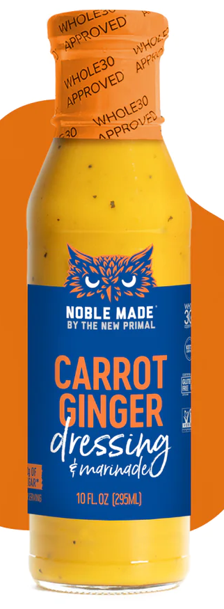 The New Primal Carrot Ginger Dressing | Sugar Free Salad Dressing