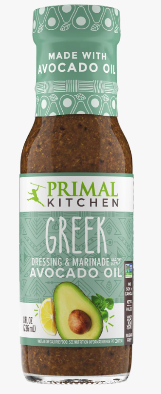 Primal Kitchen Greek Vinaigrette | Sugar Free Salad Dressing