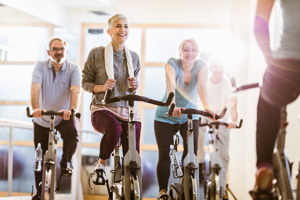 happy cyclists |