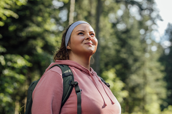 happy hiker |