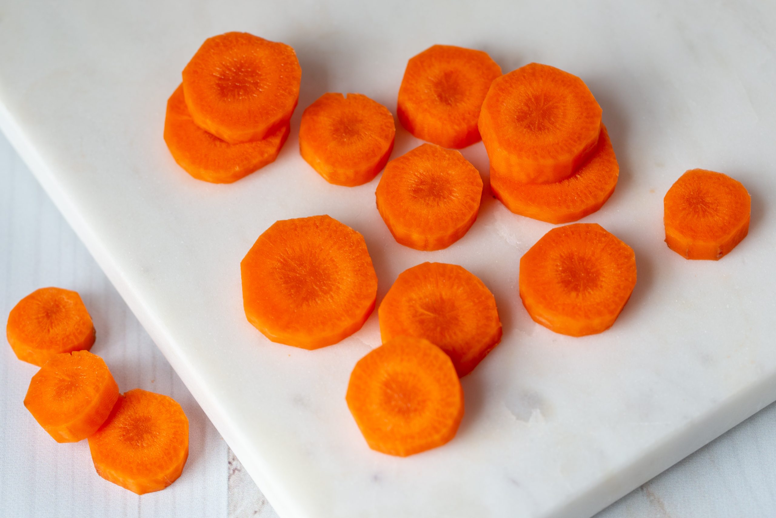 rondelle carrots | knife cuts