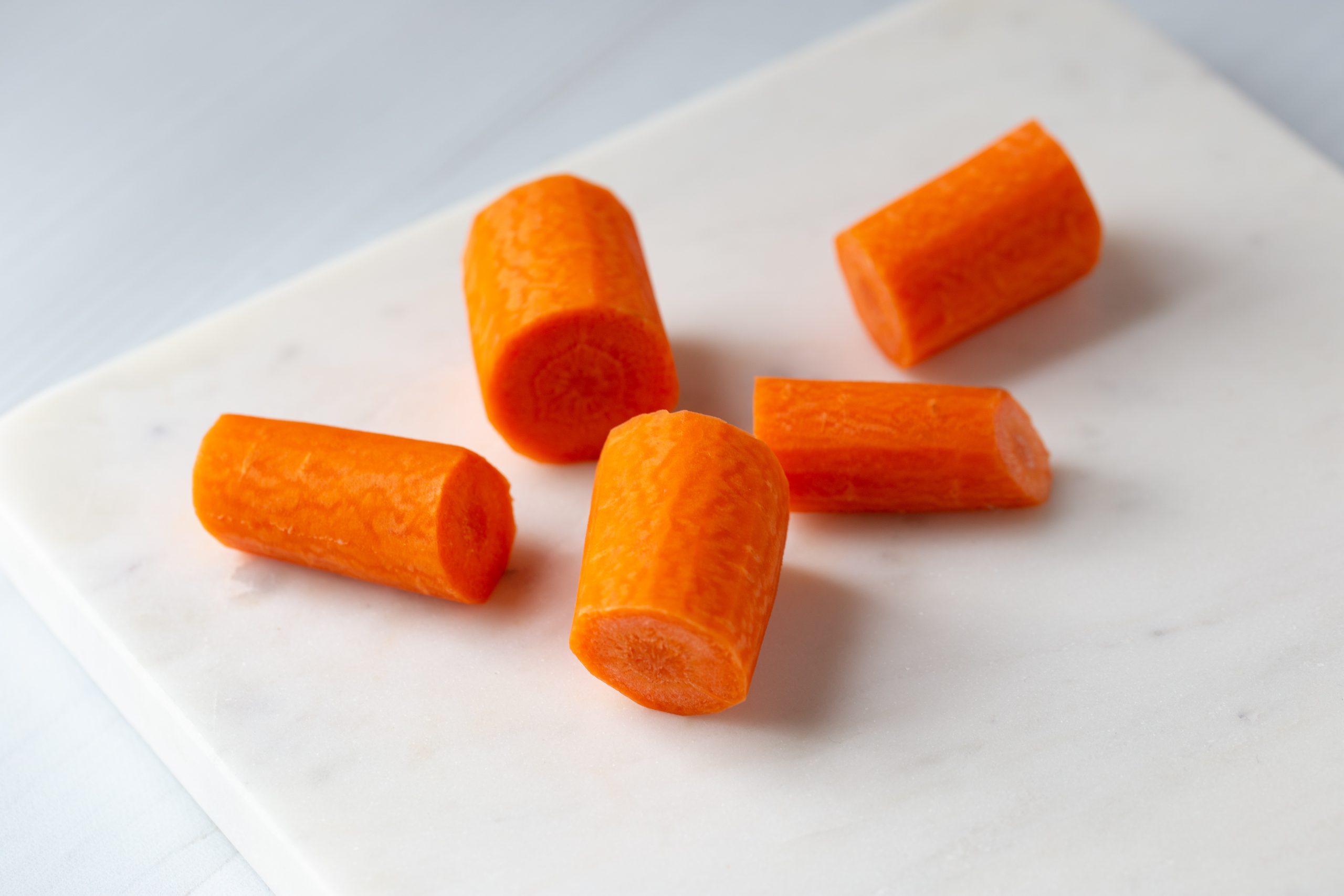 Rough Chopped Carrots | knife cuts