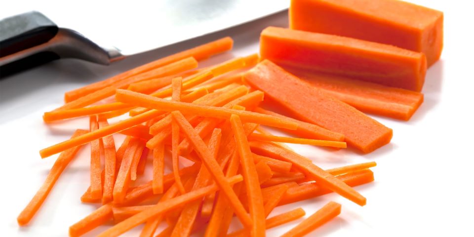 How to Cut Vegetables on the Diagonal Tips